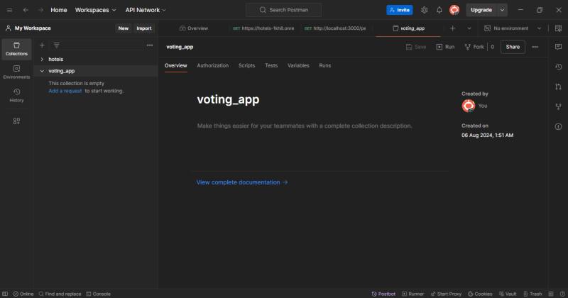 Voting App Screenshot